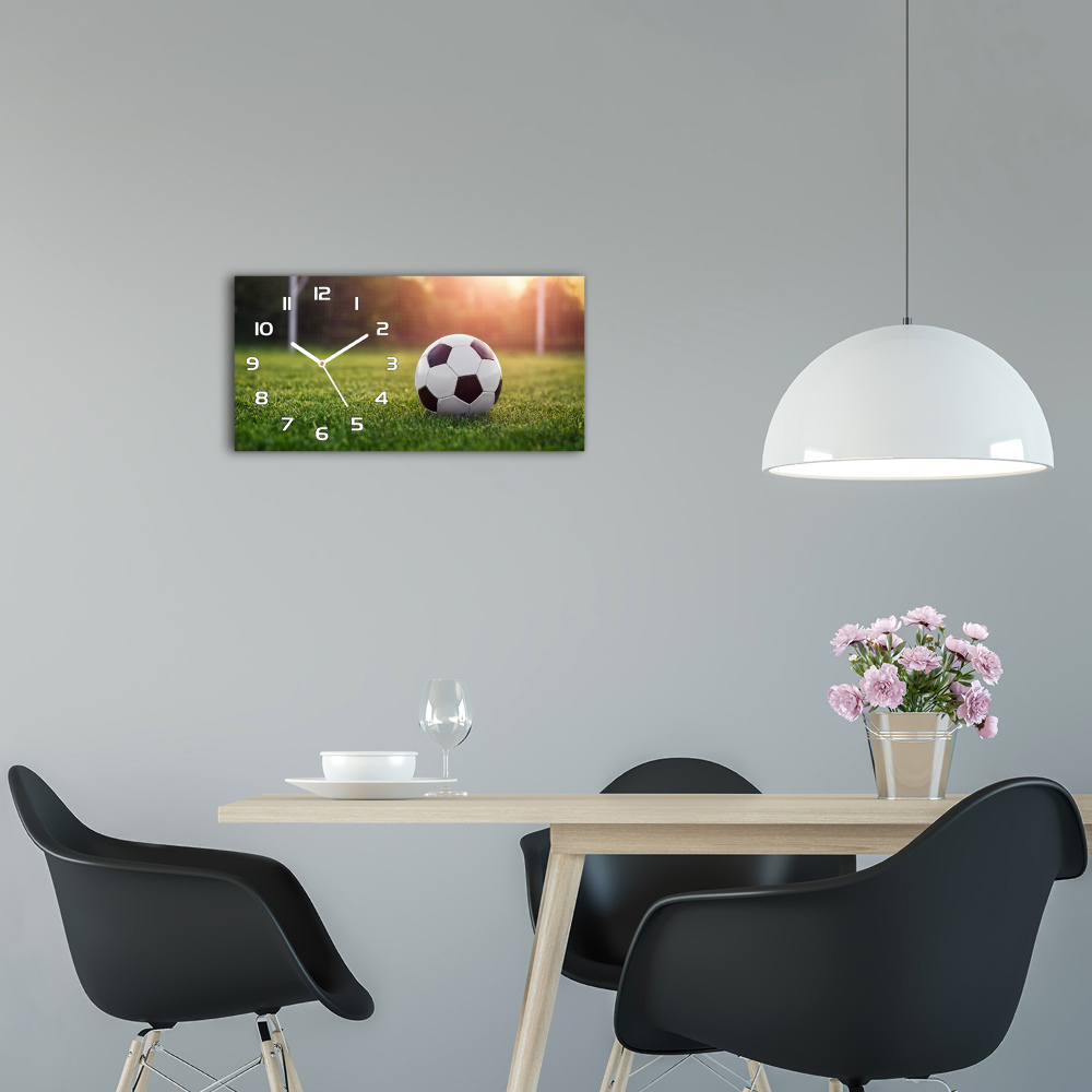 Horloge horizontale Football