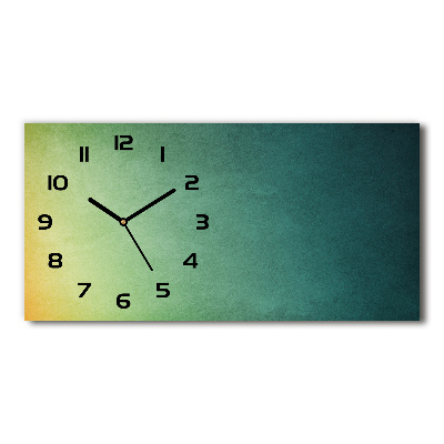 Horloge rectangulaire horizontale Gradient maritime