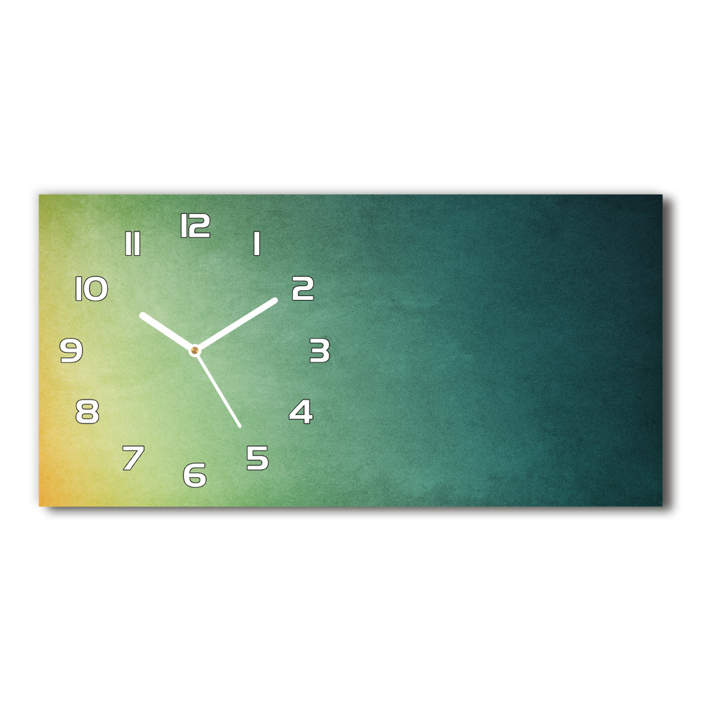 Horloge rectangulaire horizontale Gradient maritime