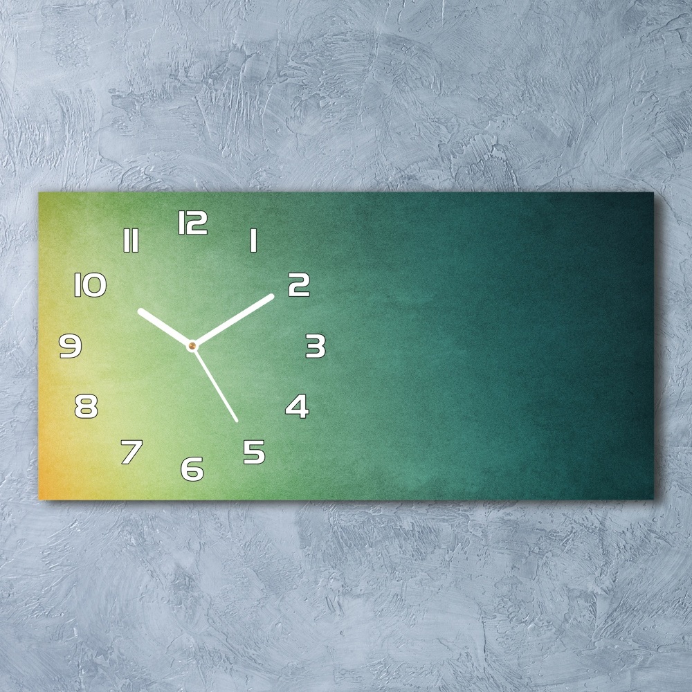 Horloge rectangulaire horizontale Gradient maritime