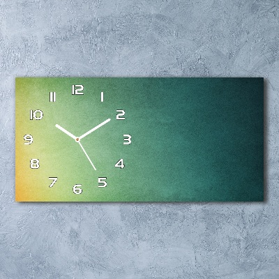 Horloge rectangulaire horizontale Gradient maritime