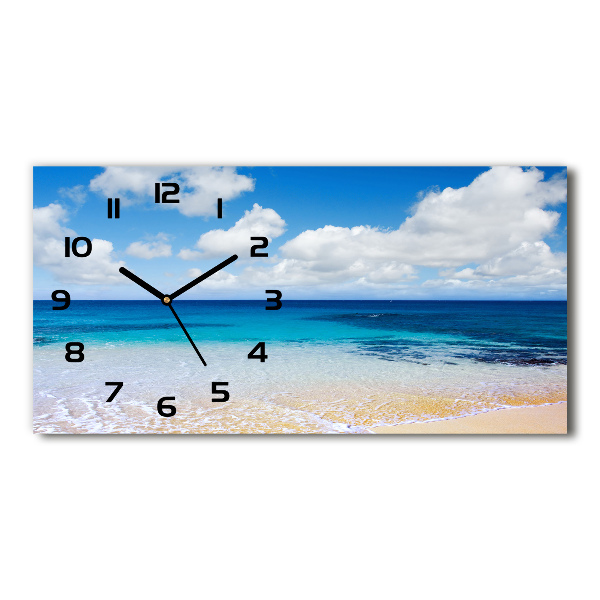Horloge murale horizontale Mer calme