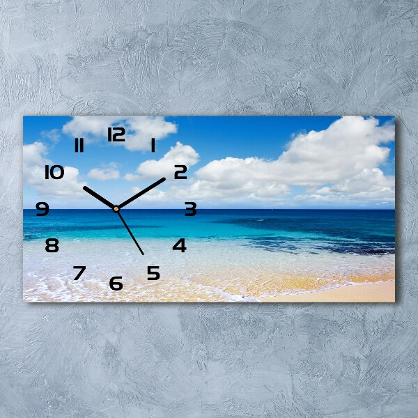 Horloge murale horizontale Mer calme