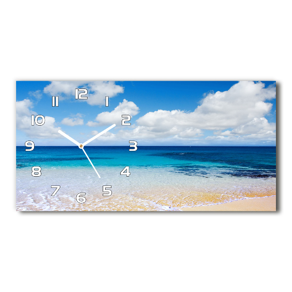 Horloge murale horizontale Mer calme