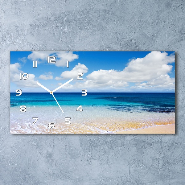 Horloge murale horizontale Mer calme