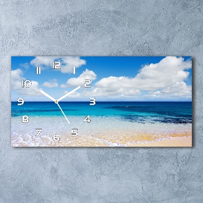 Horloge murale horizontale Mer calme