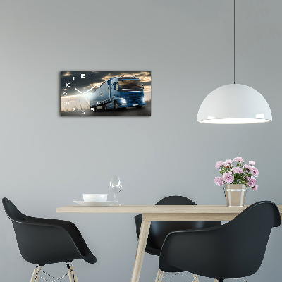 Horloge murale horizontale Camion