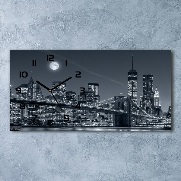 Horloge horizontale Manhattan