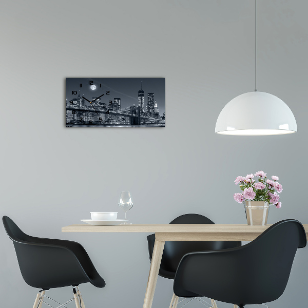 Horloge horizontale Manhattan