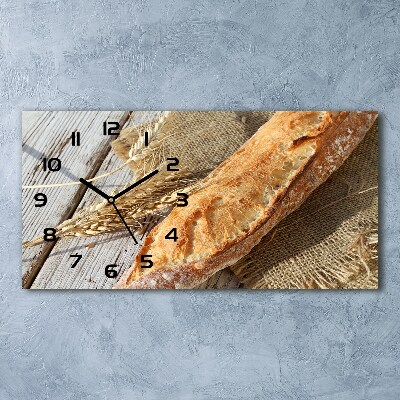 Horloge horizontale Baguette fraîche