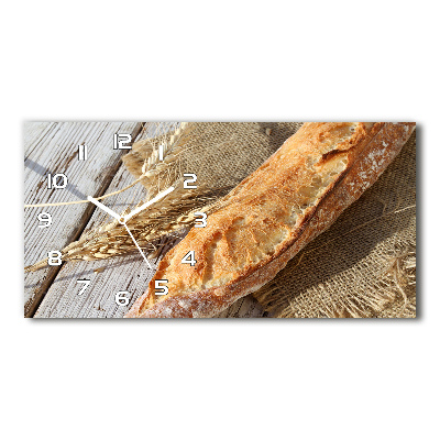 Horloge horizontale Baguette fraîche