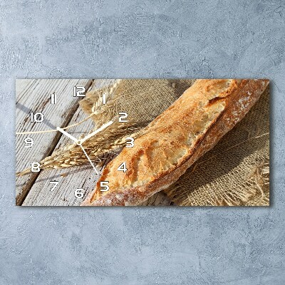 Horloge horizontale Baguette fraîche