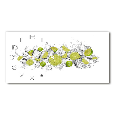 Horloge horizontale Glaçons au citron vert