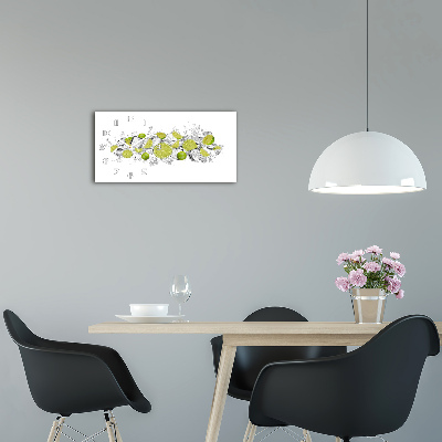 Horloge horizontale Glaçons au citron vert