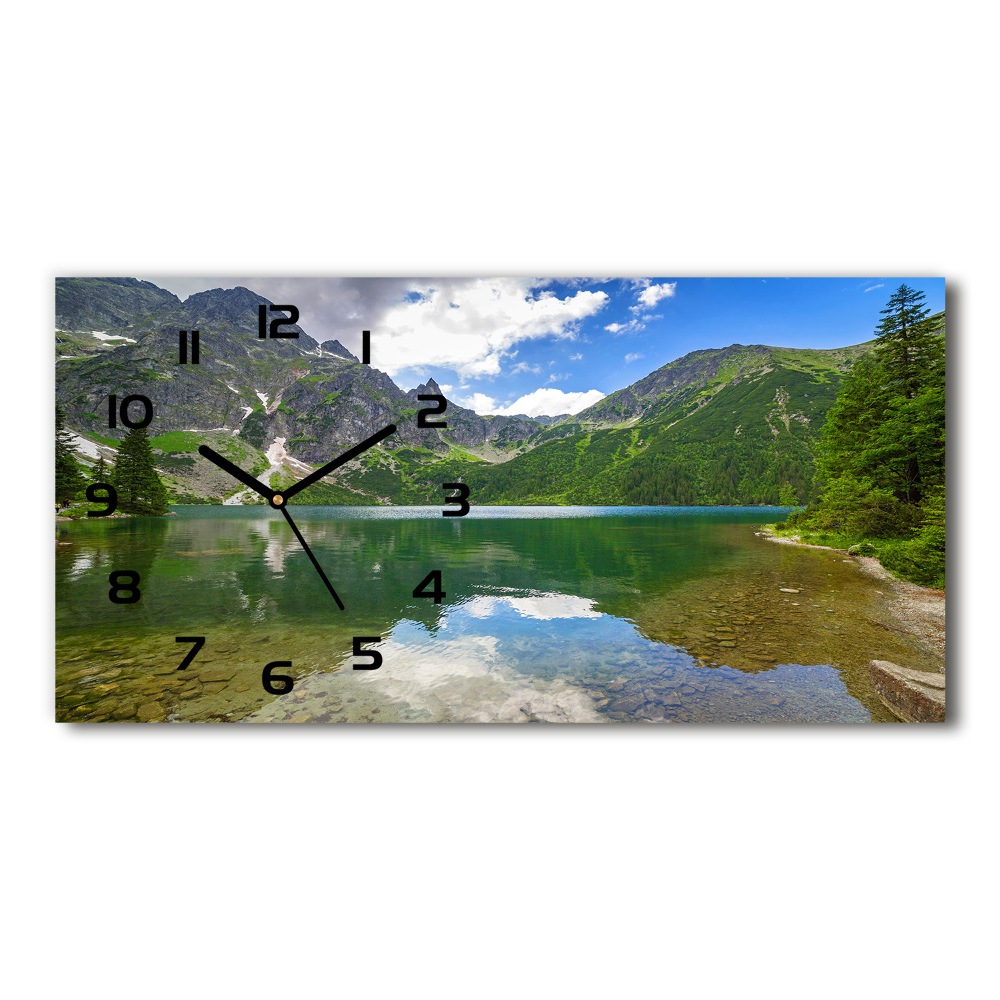 Horloge horizontale en verre Morskie Oko Tatry