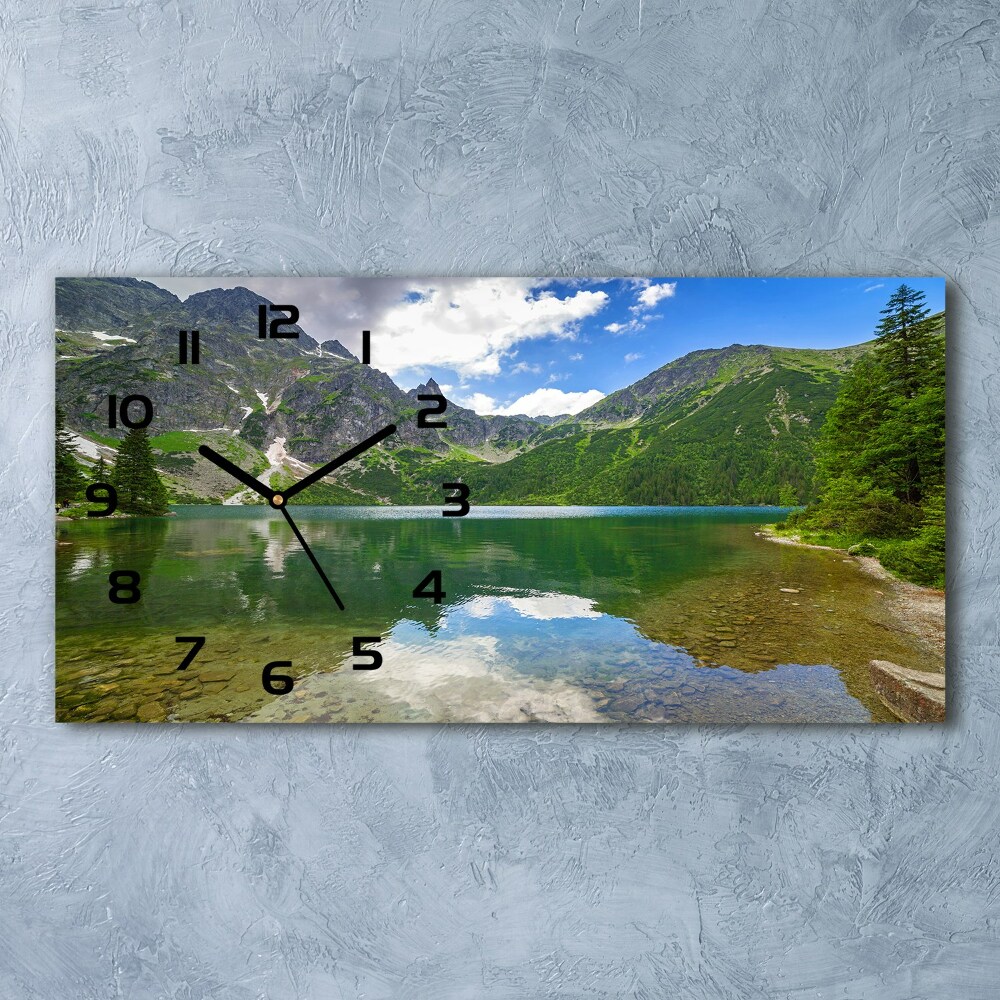 Horloge horizontale en verre Morskie Oko Tatry