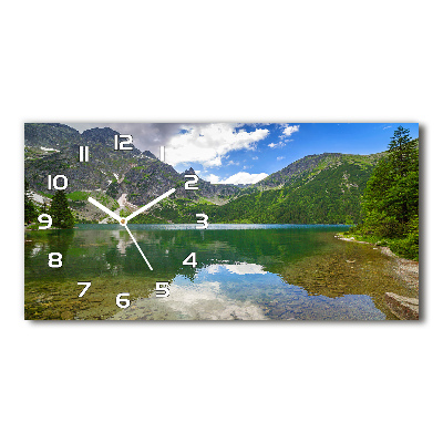 Horloge horizontale en verre Morskie Oko Tatry