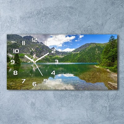 Horloge horizontale en verre Morskie Oko Tatry