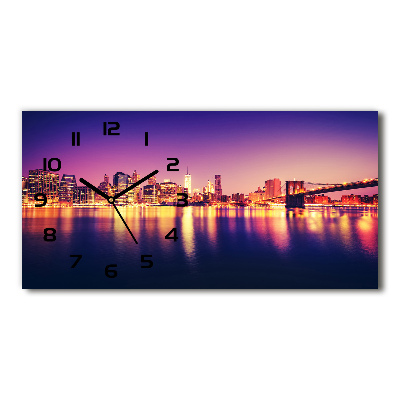 Horloge rectangulaire horizontale Manhattan