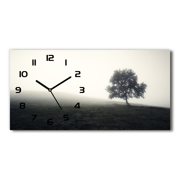 Horloge horizontale Arbre solitaire
