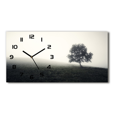 Horloge horizontale Arbre solitaire