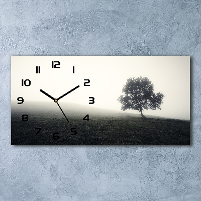 Horloge horizontale Arbre solitaire