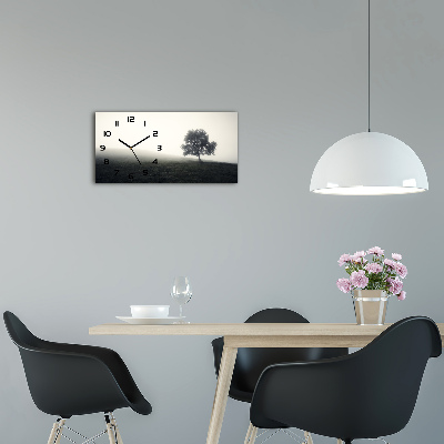 Horloge horizontale Arbre solitaire