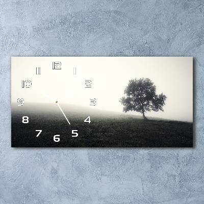 Horloge horizontale Arbre solitaire