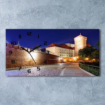Horloge rectangulaire horizontale Cracovie Pologne