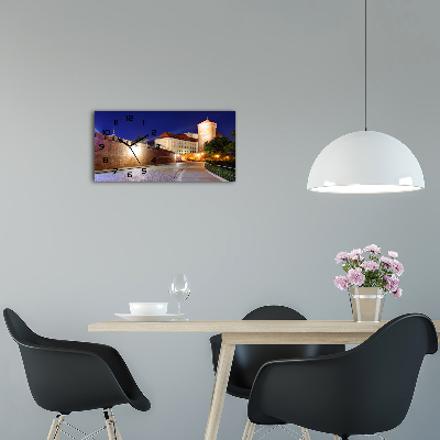 Horloge rectangulaire horizontale Cracovie Pologne