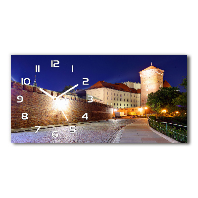 Horloge rectangulaire horizontale Cracovie Pologne