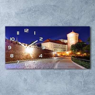 Horloge rectangulaire horizontale Cracovie Pologne
