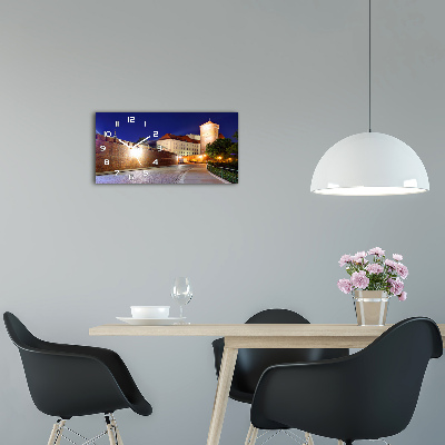 Horloge rectangulaire horizontale Cracovie Pologne