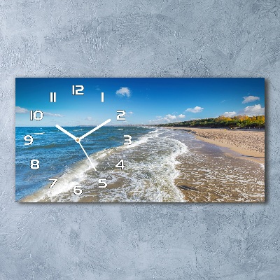 Horloge rectangulaire horizontale Mer Baltique