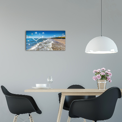Horloge rectangulaire horizontale Mer Baltique
