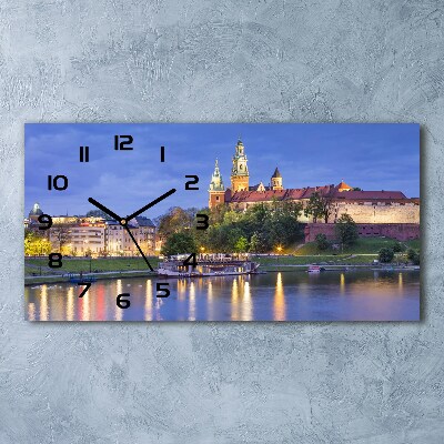Horloge murale horizontale Cracovie Pologne