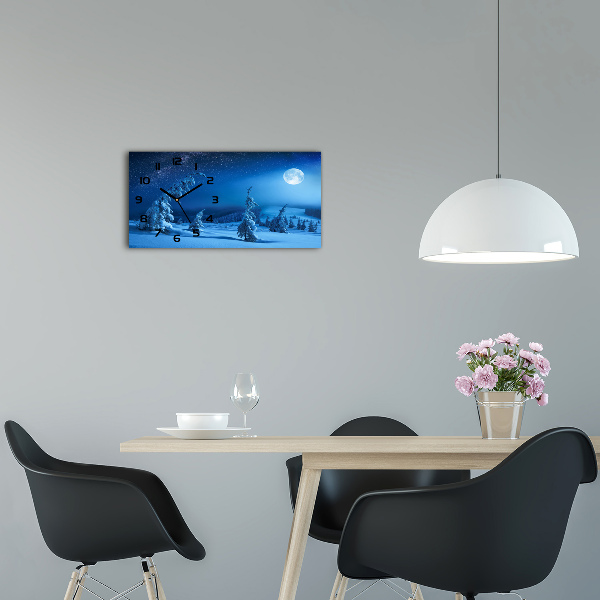 Horloge horizontale Clair de lune