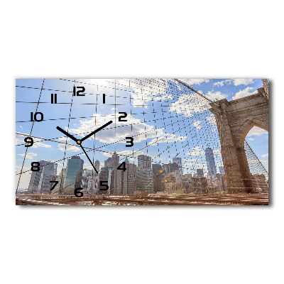 Horloge horizontale Pont New York