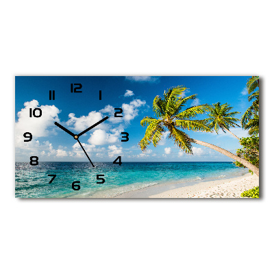 Horloge horizontale Plage des Maldives