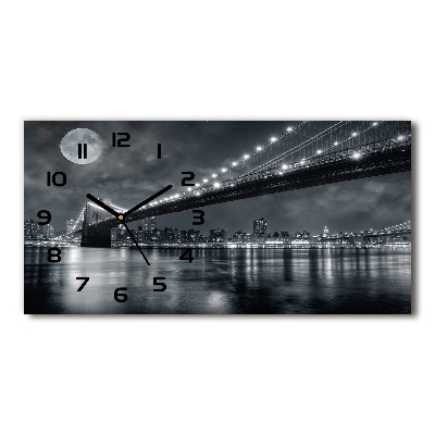 Horloge murale horizontale Pont à Brooklyn