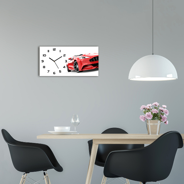 Horloge horizontale Voiture de sport