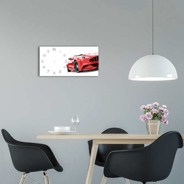 Horloge horizontale Voiture de sport