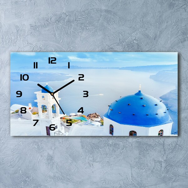 Horloge horizontale Santorini Grèce