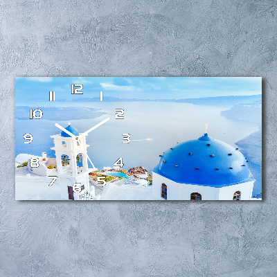 Horloge horizontale Santorini Grèce