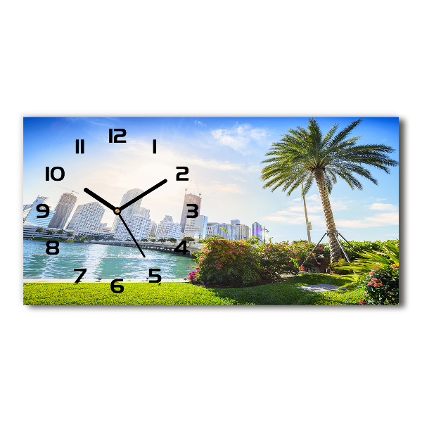Horloge horizontale Miami USA
