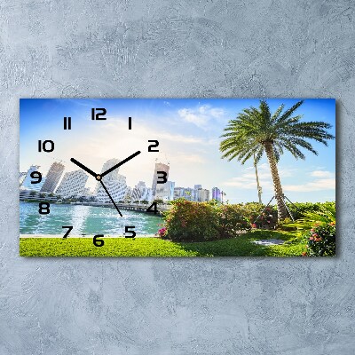 Horloge horizontale Miami USA