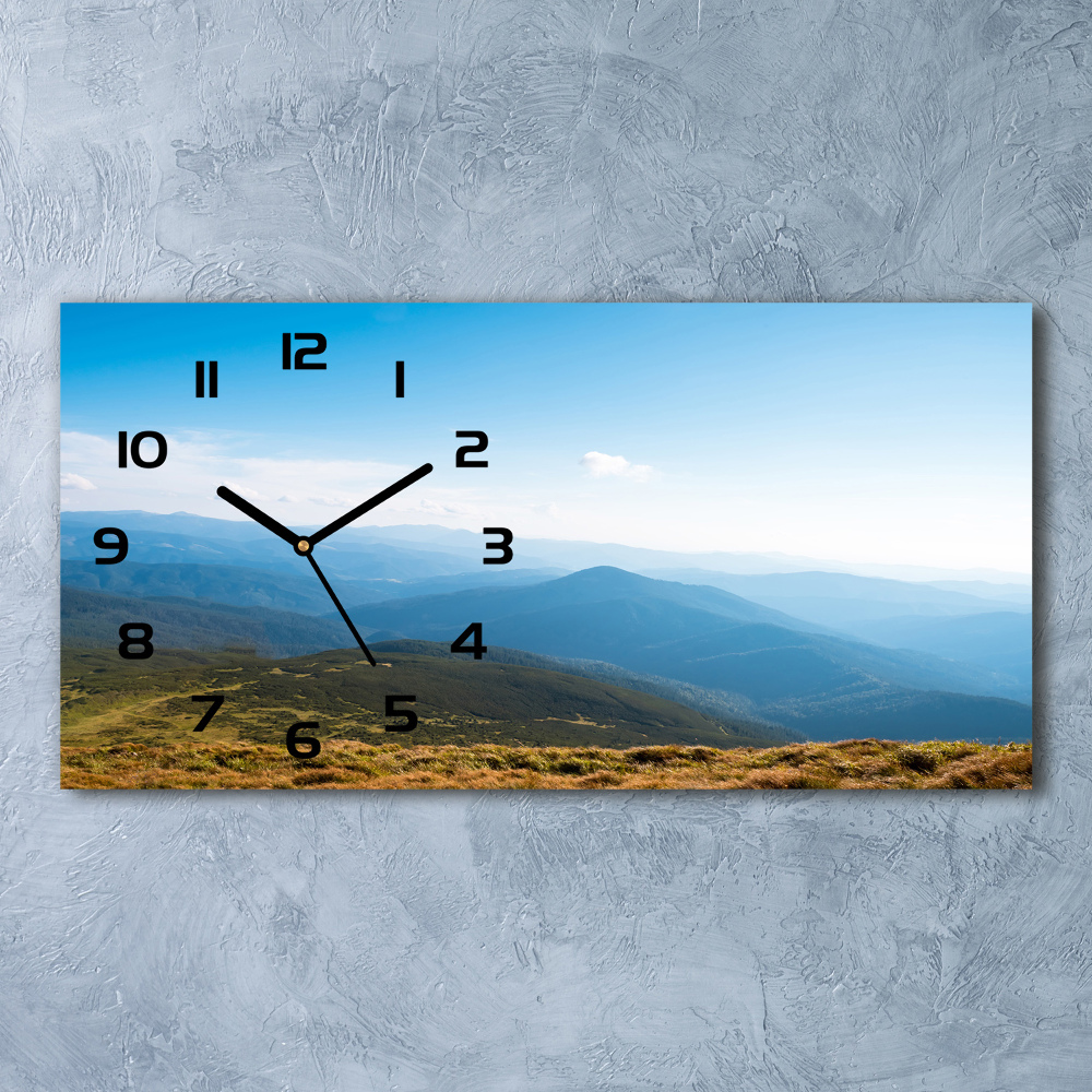 Horloge rectangulaire horizontale Parc national des Tatras