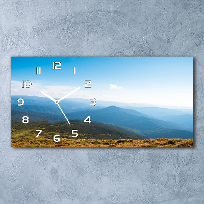 Horloge rectangulaire horizontale Parc national des Tatras