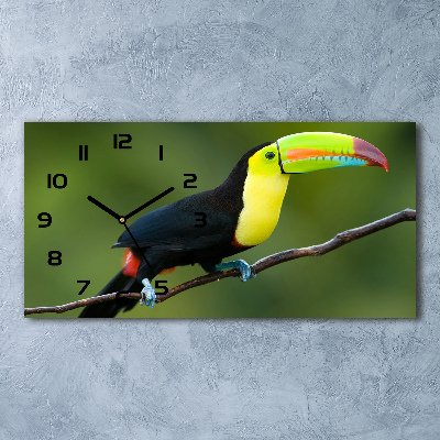 Horloge rectangulaire horizontale Toucan