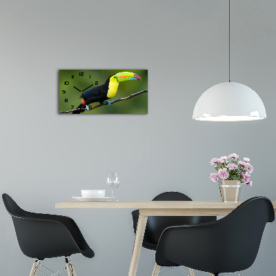 Horloge rectangulaire horizontale Toucan